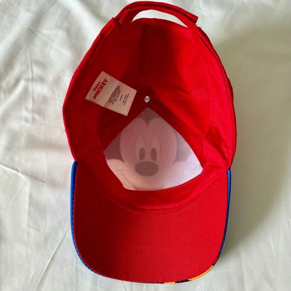 Mickey Mouse Red and Blue Cap With Micky Ears